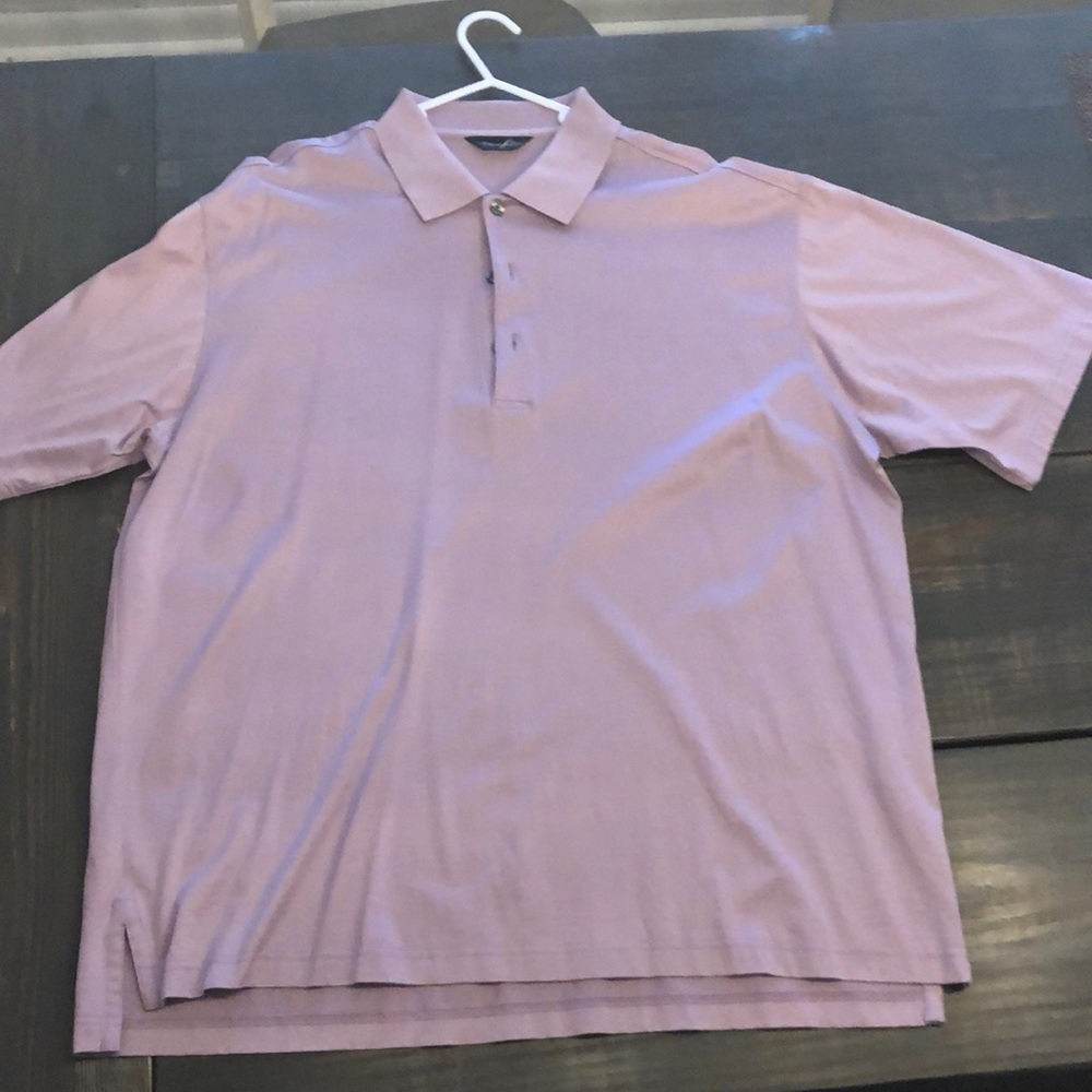 Never worn XL Polo light lavender short sleeve Albert Ross cotton shirt.